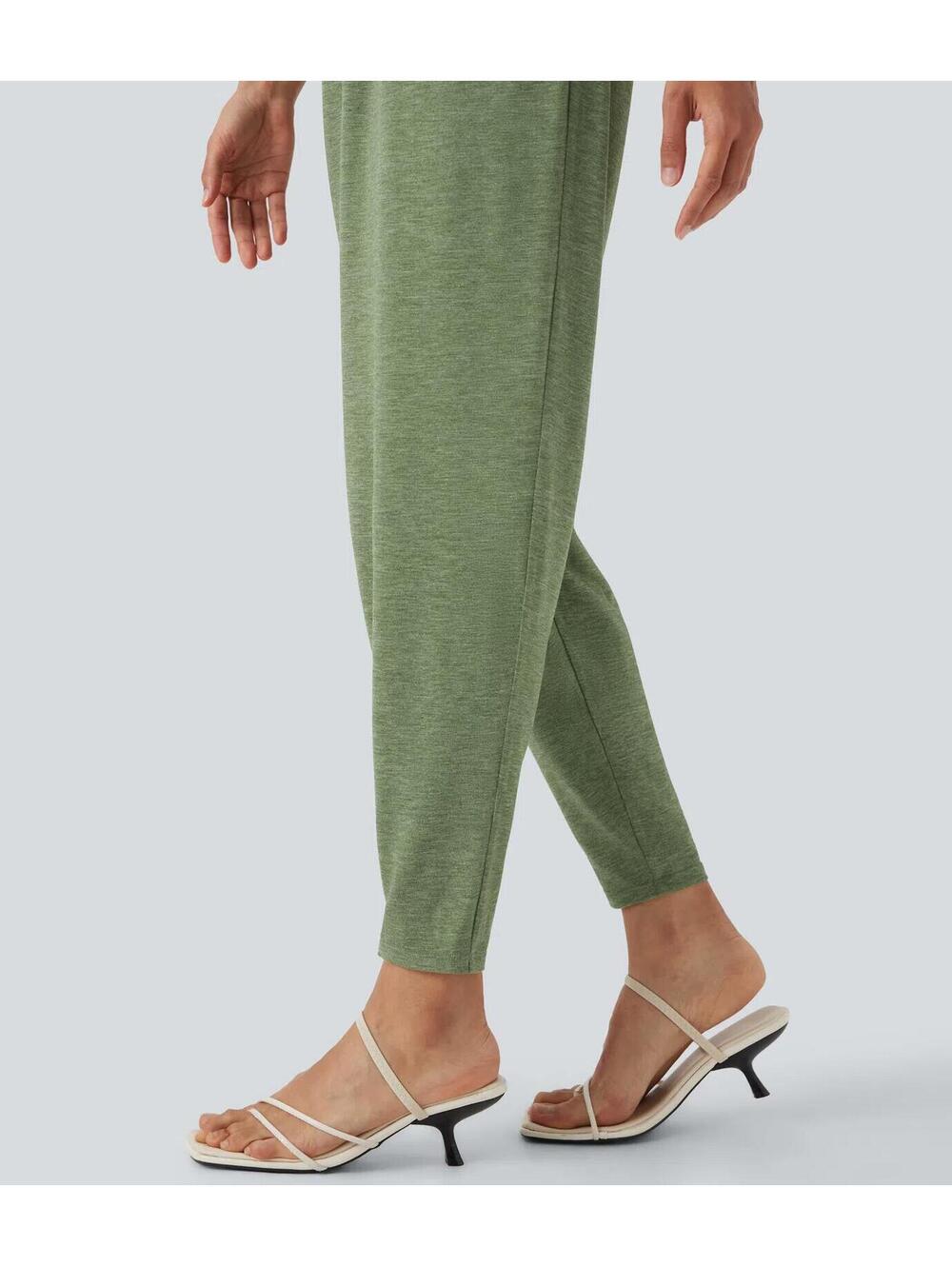 NWT Halara U Neck Harem Jumpsuit Pockets-Easy Peezy Edition Size Small Petite - Picture 4 of 6